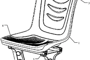轻量化一体成型公交座椅