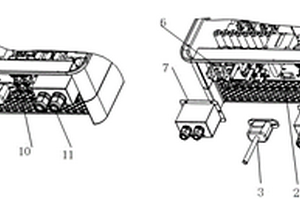家庭储能逆变器面板布局固定结构