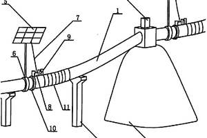 带太阳能光伏发电增加壁温装置的输送石油管道