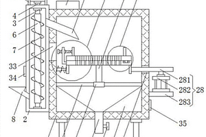 具有自动送料功能的新材料生产用原料筛选机