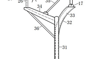 光伏-风力-雨水集成发电的LED路灯