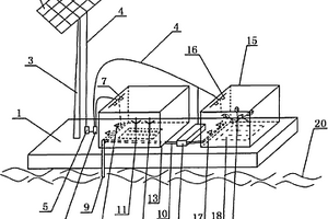 带太阳能光伏发电系统供电装置的海上漂浮日光温室