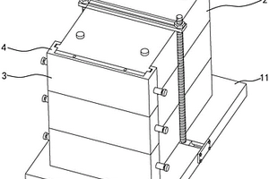 储能电池模组PACK维护盖板固定结构