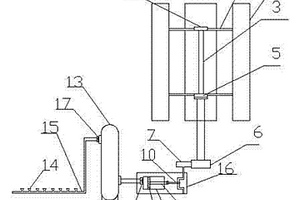 垂直轴风车风力气压自控增氧机