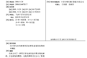 用于锂电池电解质的表面锂化金属氧化物纳米颗粒