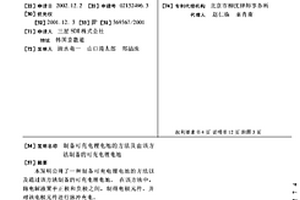 制备可充电锂电池的方法及由该方法制备的可充电锂电池