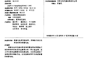 锂蓄电池用负极材料、其制备方法以及用该材料的锂蓄电池