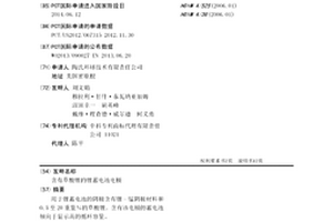 含有草酸锂的锂蓄电池电极