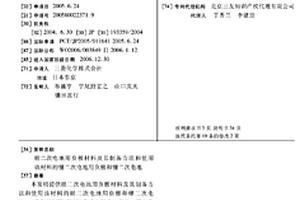 锂二次电池用负极材料及其制备方法和使用该材料的锂二次电池用负极和锂二次电池