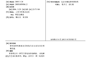 锂电池的电解液及其制备方法以及包含它的锂电池