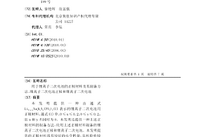 用于锂离子二次电池的正极材料及其制备方法、锂离子二次电池正极和锂离子二次电池