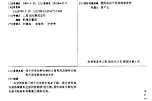 用于可充电锂电池的正极和用其制备正极和可充电锂电池的方法