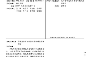 含锂复合储氢合金电极材料及制备方法