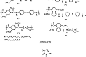 含聚羧酸盐的锂硫电池