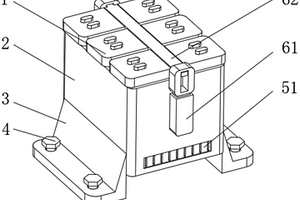 叉车用锂电池多级模组装置
