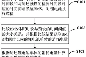 锂电池自放电率估算方法及系统