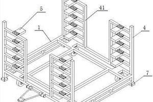 用于锂电池箱体运输的承载货架