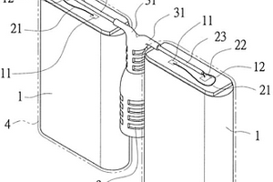 方块型锂电池与电源插座组合结构