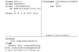 用于二次锂电池的铬基负极活性材料