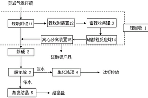 页岩气压返液锂离子资源化处理工艺