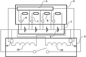 基于脱桥式双稳态继电器的锂电池管理系统