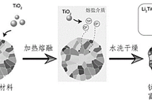熔盐辅助钛酸锂包覆的富锂锰基正极材料及其制备方法