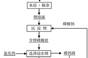 从废旧锂离子电池正极活性材料生产富锂净液的方法