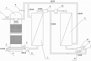 用于吸附浓缩含锂卤水的新型提锂系统