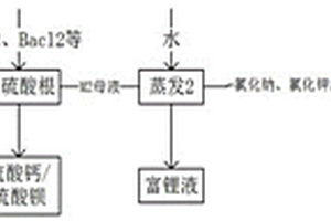 从含锂、钠、钾的混合盐体系中分别分离出锂盐、钠盐、钾盐的工艺方法