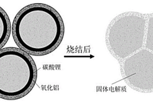 石榴石型锂离子固体电解质彻底消除碳酸锂的方法