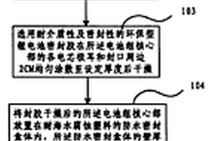 深海直浸式固态锂离子动力环保畜电池组的封装工艺