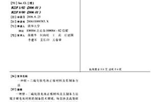 锂-二硫化铁电池正极材料及其制备方法