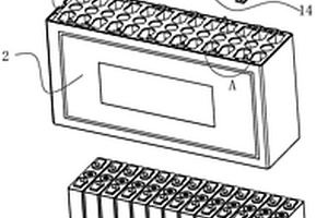 方型电芯用电池盒结构