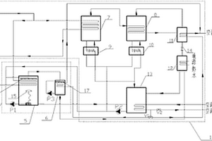 结合三相蓄能的太阳能双效吸收式热泵系统