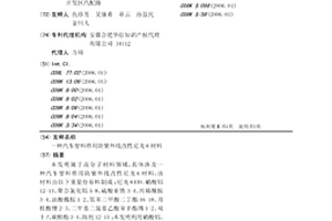 汽车塑料件用防紫外线改性尼龙6材料