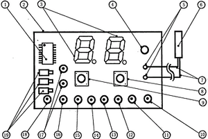 数显温控多功能电路板