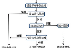 富含稀有元素褐煤综合回收的方法