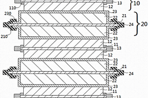 层叠式固态电池