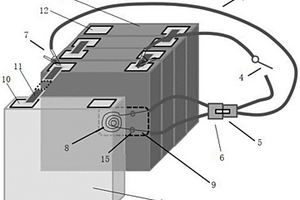 动力电池串联模组的内短路故障模拟结构及其试验方法