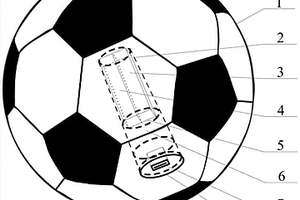 基于悬浮式磁铁切割线圈产生电能的蓄能足球