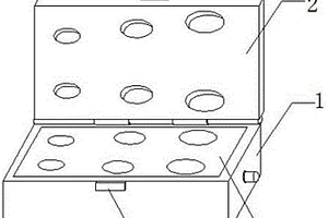 用于物理实验中砝码的收纳装置