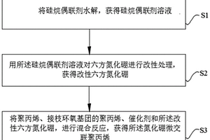 氮化硼微交联聚丙烯及其制备方法和其应用