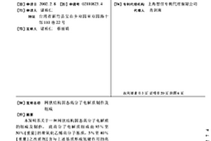 网状结构固态高分子电解质制作及组成