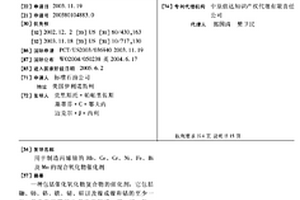 用于制造丙烯腈的Rb、Ce、Cr、Ni、Fe、Bi及Mo的混合氧化物催化剂