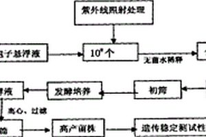 瑞拉菌素产生菌的复合诱变选育高产菌株方法