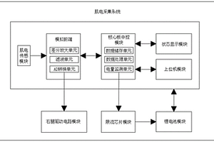 用于衣物上的肌电采集系统