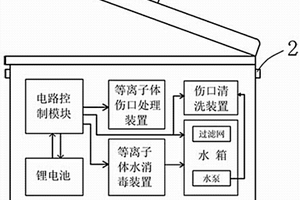 应用于应急救援的等离子体伤口处理装置