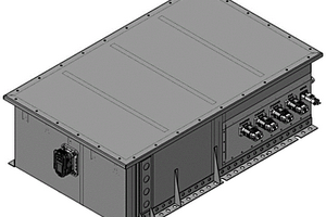 混动车辆动力电池与高压配电箱的集成装置