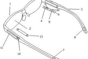 可观看静音电视的眼镜及其制作方法