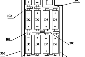 串联电池组封装体